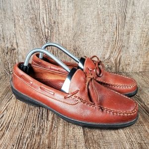 'Cole Haan Men's Size 9 Brown Leather Dress Casual Slip On Driving Loafers Shoes